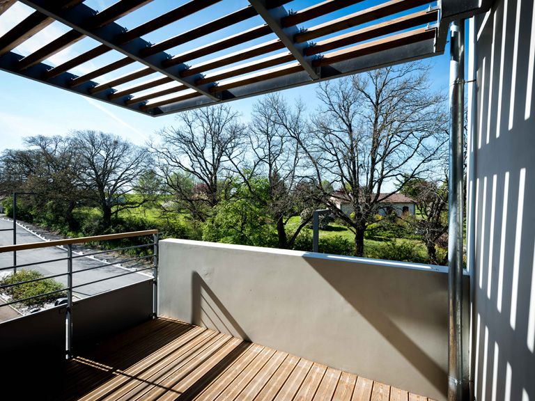 Terrasse proche de la nature