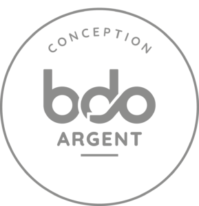 logo BDO argent